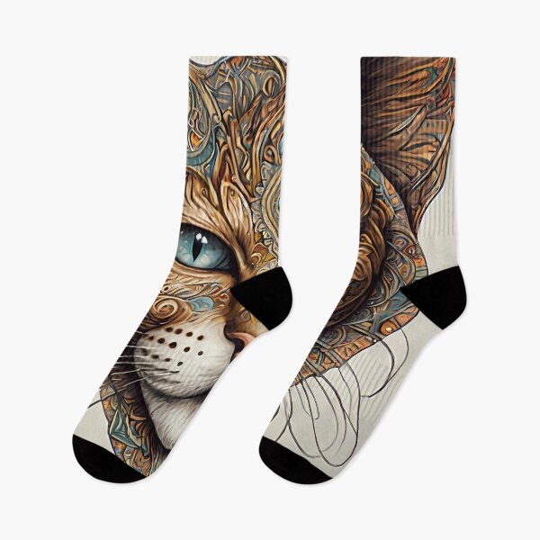 Item preview, Intricate Cat Mandala Designs - Unique Artistic Collection designed and sold by OzzFrequency.