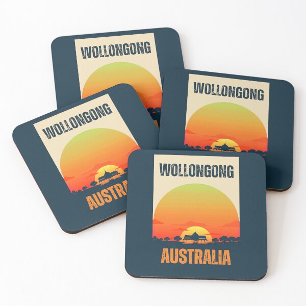 Item preview, A Vintage Travel Art of Wollongong - Australia designed and sold by GoodOldVintage.