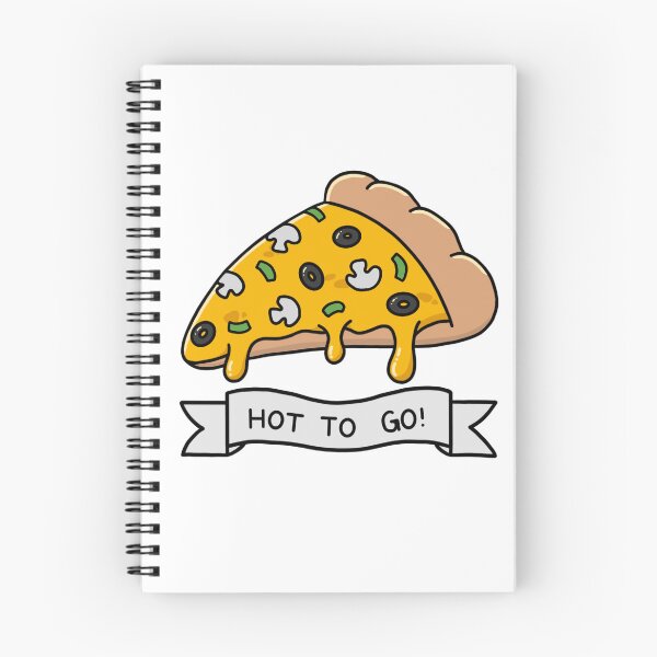 Item preview, Hot to go vegetarian pizza designed and sold by ArtCasualty.