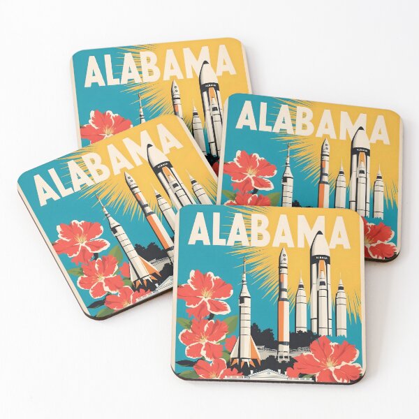 Item preview, Alabama USA American Vintage Travel Tourism  designed and sold by TravelersGems.