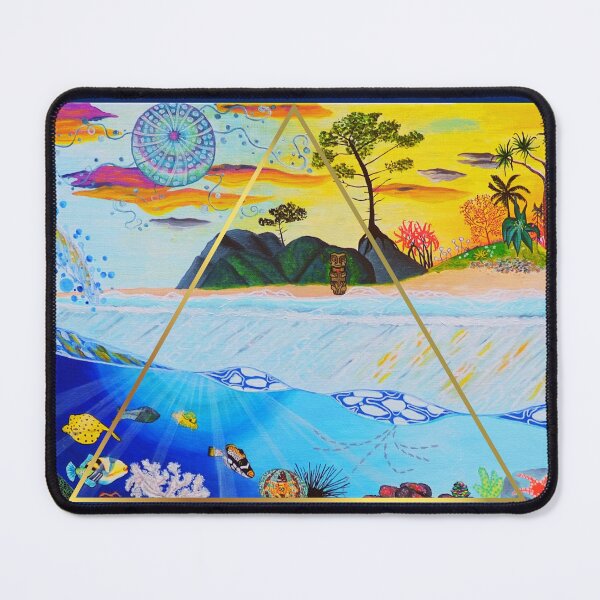 Item preview, Original Art, beach and tropical sunset designed and sold by GabiVitryArt.