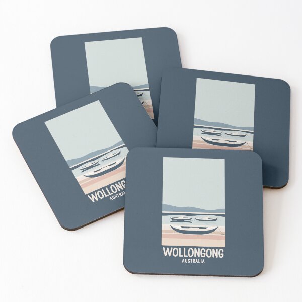 Item preview, A Vintage Travel Art of Wollongong - Australia designed and sold by GoodOldVintage.