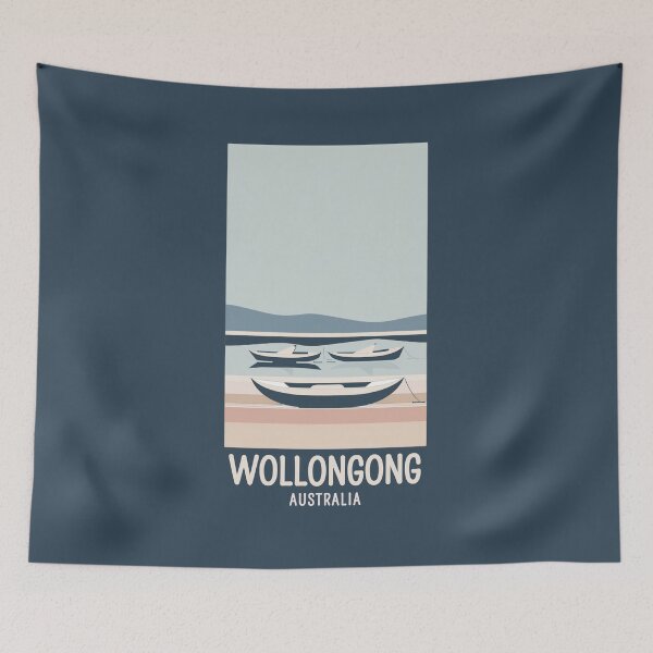 Item preview, A Vintage Travel Art of Wollongong - Australia designed and sold by GoodOldVintage.