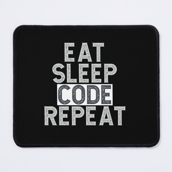 Item preview, Eat Sleep Code Repeat designed and sold by VinsendDraconi.