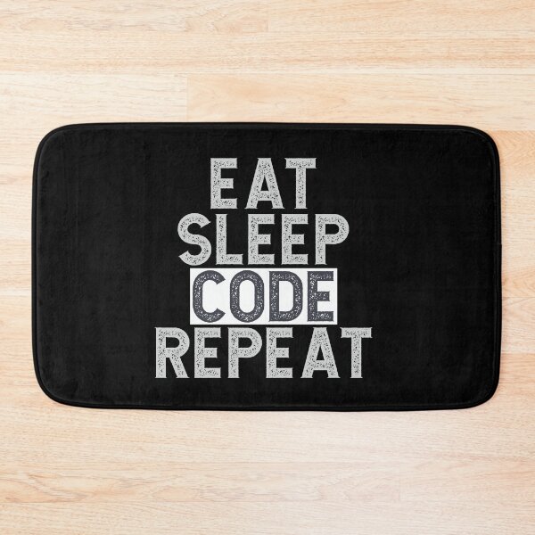 Item preview, Eat Sleep Code Repeat designed and sold by VinsendDraconi.