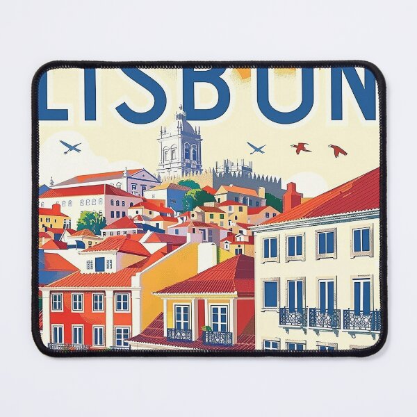 Item preview, Lisbon Print Lisbon Art  designed and sold by nomiraclehere.