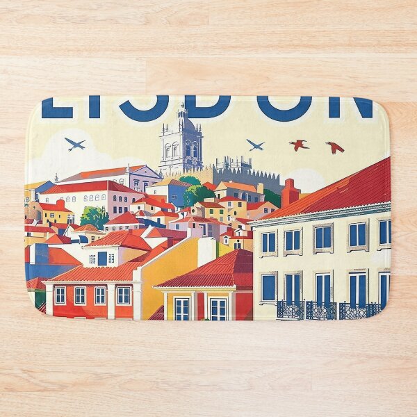 Item preview, Lisbon Print Lisbon Art  designed and sold by nomiraclehere.