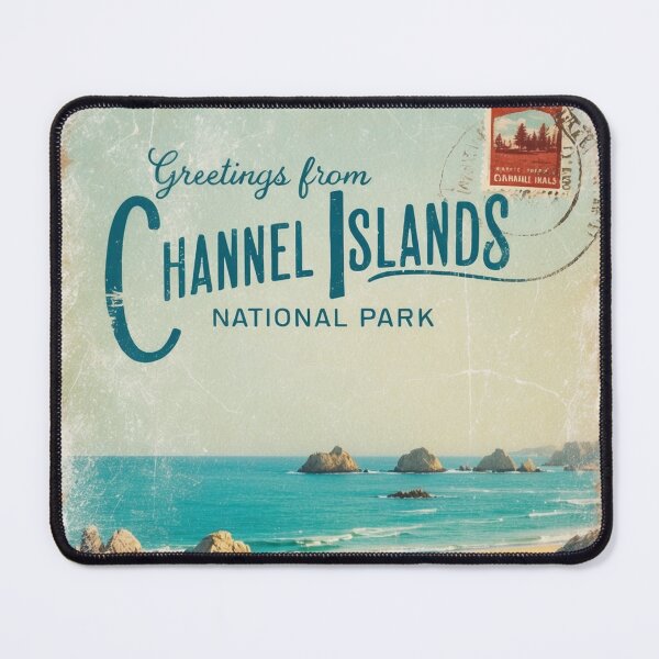 Item preview, Channel Islands National Park Postcard Vintage Retro Travel designed and sold by TravelPostcardGems.