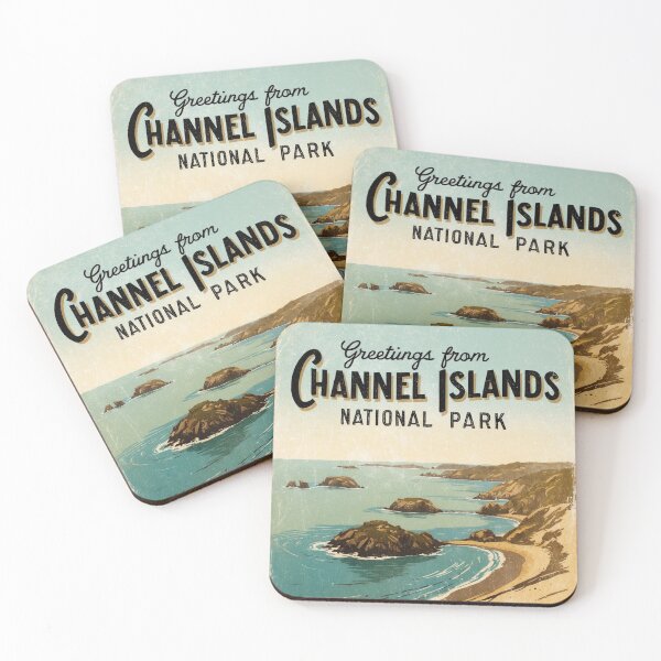 Item preview, Channel Islands National Park Postcard Vintage Retro Travel designed and sold by TravelPostcardGems.