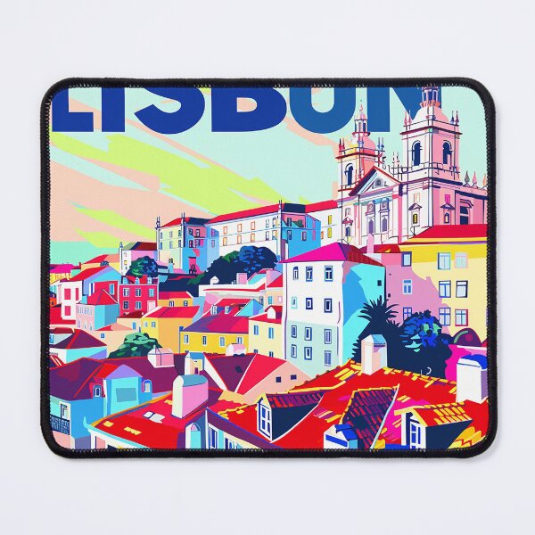 Item preview, Lisbon Print Lisbon Art  designed and sold by nomiraclehere.