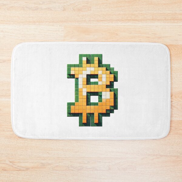 Artikelvorschau, Bitcoin BTC Kryptowährung Mosaik-Logo entworfen und verkauft von NoCompetition.