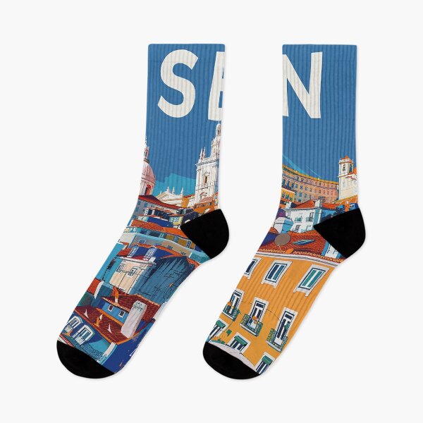 Item preview, Lisbon Print Lisbon Art  designed and sold by nomiraclehere.
