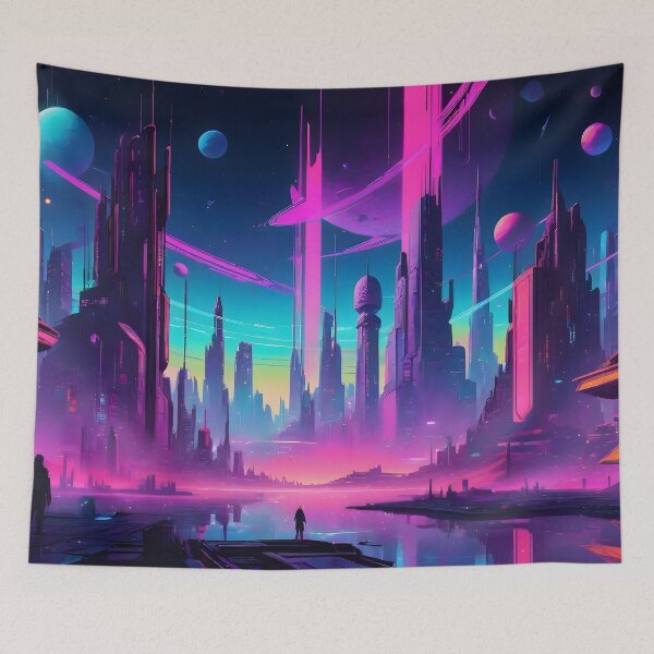 Item preview, Cyberpunk City Skyline designed and sold by papi1998.