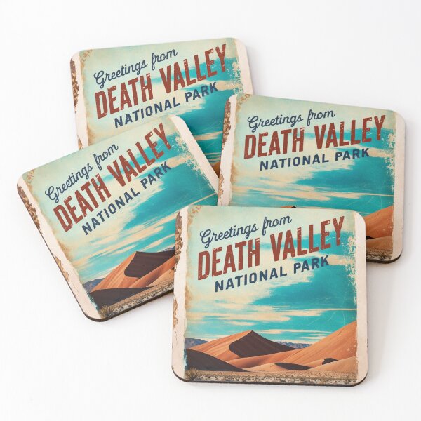 Item preview, Death Valley National Park Postcard Vintage Retro Travel designed and sold by TravelPostcardGems.