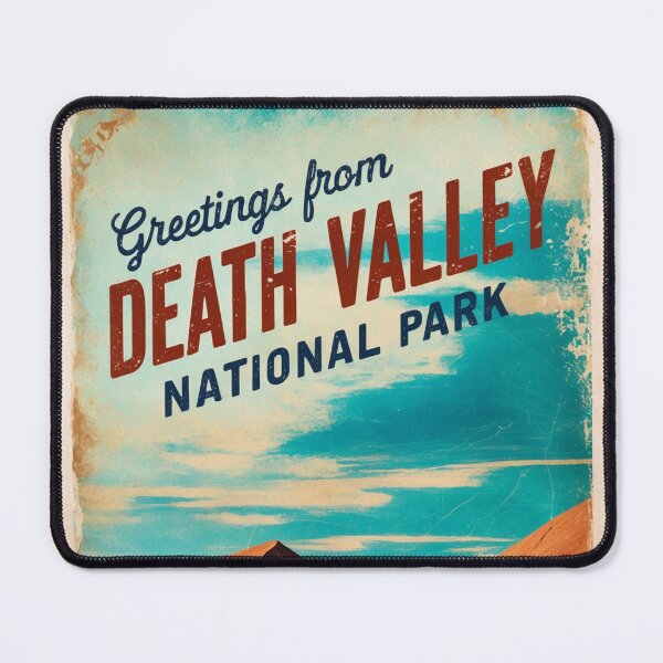 Item preview, Death Valley National Park Postcard Vintage Retro Travel designed and sold by TravelPostcardGems.