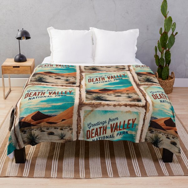 Item preview, Death Valley National Park Postcard Vintage Retro Travel designed and sold by TravelPostcardGems.