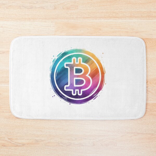 Artikelvorschau, Bitcoin BTC Kryptowährung Buntes Logo entworfen und verkauft von NoCompetition.