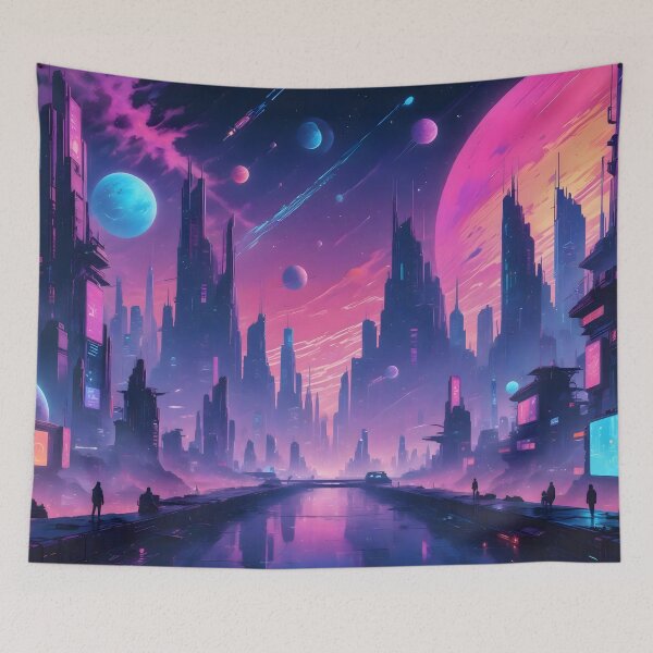 Item preview, Cyberpunk City Skyline designed and sold by papi1998.