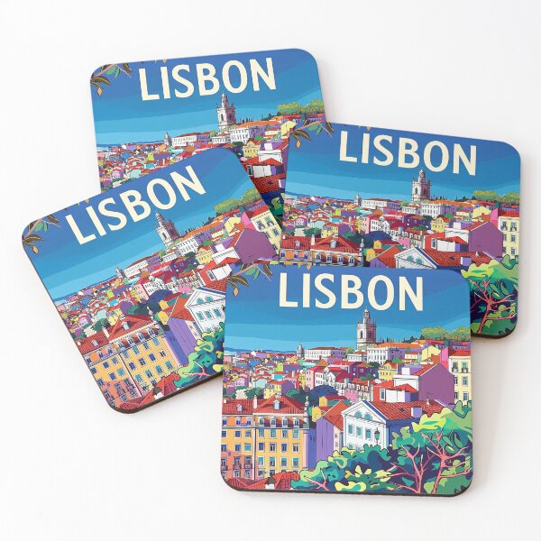 Item preview, Lisbon Print Lisbon Art  designed and sold by nomiraclehere.