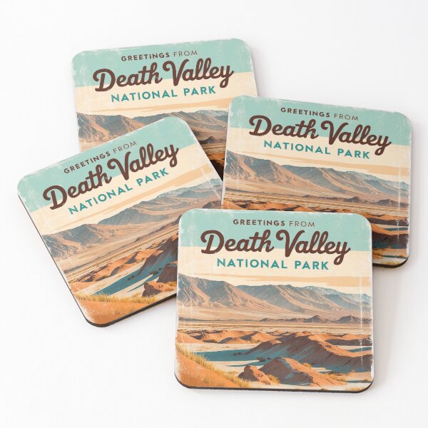 Item preview, Death Valley National Park Postcard Vintage Retro Travel designed and sold by TravelPostcardGems.