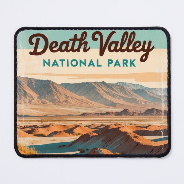 Item preview, Death Valley National Park Postcard Vintage Retro Travel designed and sold by TravelPostcardGems.