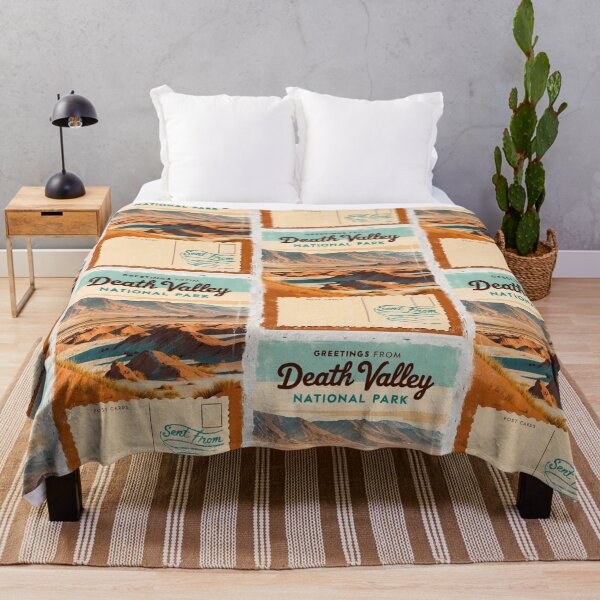 Item preview, Death Valley National Park Postcard Vintage Retro Travel designed and sold by TravelPostcardGems.