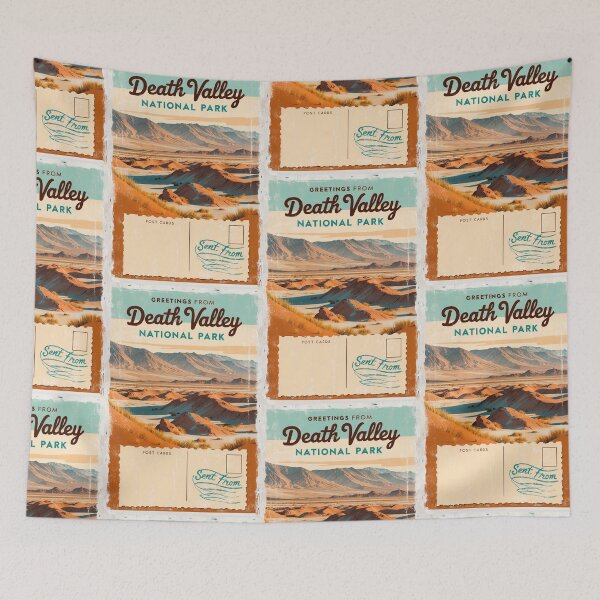 Item preview, Death Valley National Park Postcard Vintage Retro Travel designed and sold by TravelPostcardGems.