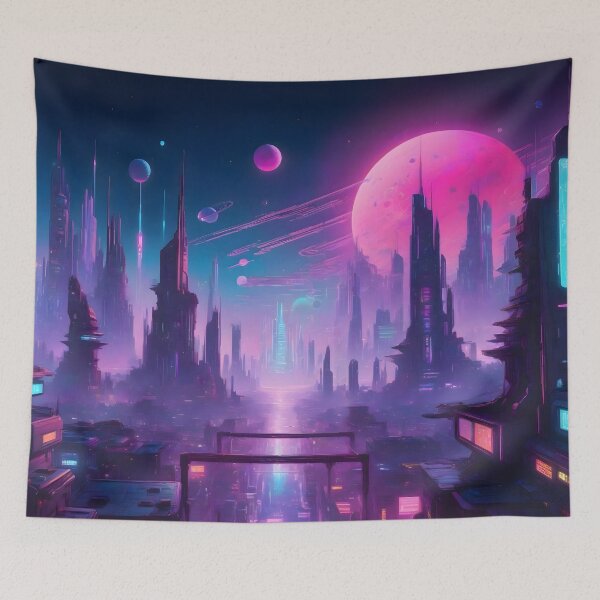 Item preview, Cyberpunk City Skyline designed and sold by papi1998.