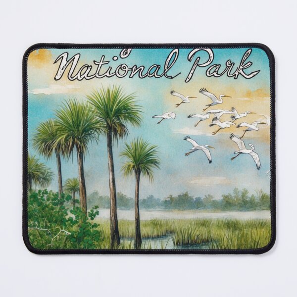 Item preview, Everglades National Park Postcard Vintage Retro Travel Vintage designed and sold by TravelPostcardGems.