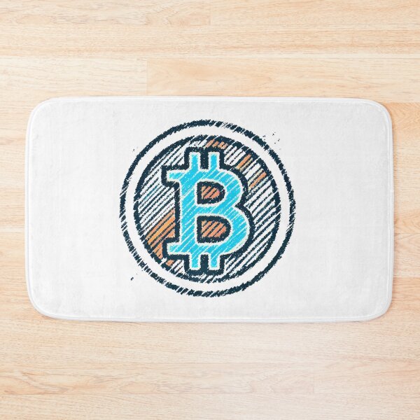 Item preview, Bitcoin BTC Crytocurrency Drawn Logo designed and sold by NoCompetition.
