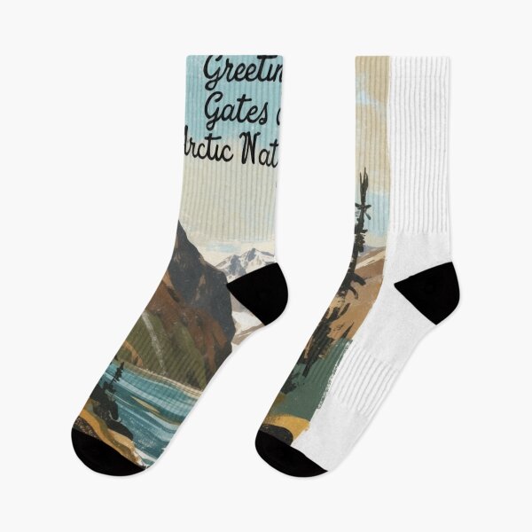 Item preview, Gates of the Arctic National Park Postcard Vintage Retro Travel Vintage designed and sold by TravelPostcardGems.