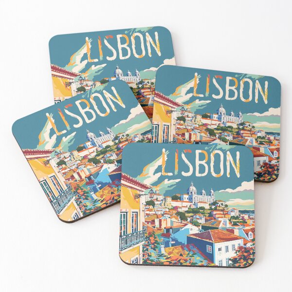 Item preview, Lisbon Print Lisbon Art  designed and sold by nomiraclehere.