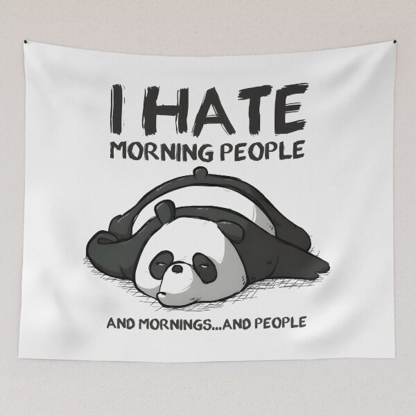 Item preview, I Hate morning people designed and sold by Martin Jay.