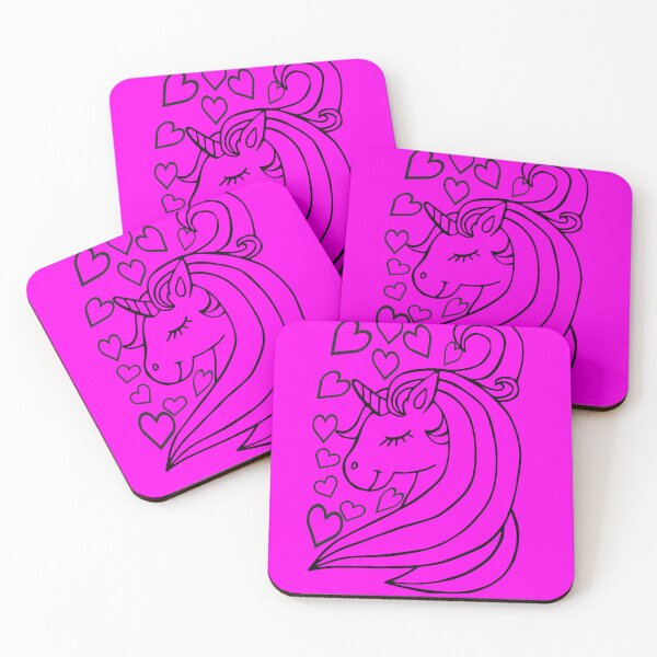 Item preview, Unicorn Hearts designed and sold by MixedMediaPrint.