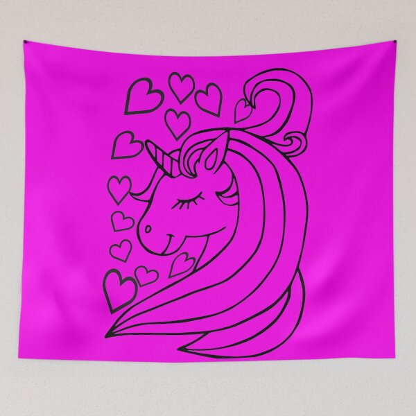 Item preview, Unicorn Hearts designed and sold by MixedMediaPrint.