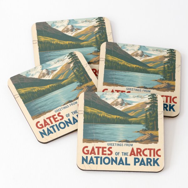 Item preview, Gates of the Arctic National Park Postcard Vintage Retro Travel Vintage designed and sold by TravelPostcardGems.