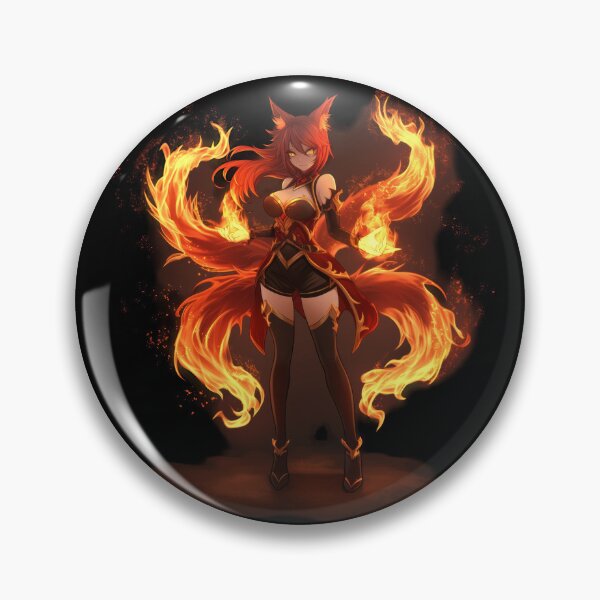 Item preview, Fire Kistune designed and sold by BlackIceStudio.
