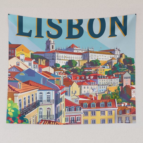 Item preview, Lisbon Print Lisbon Art  designed and sold by nomiraclehere.