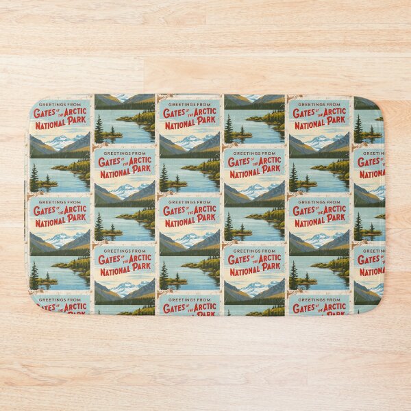 Item preview, Gates of the Arctic National Park Postcard Vintage Retro Travel Vintage designed and sold by TravelPostcardGems.