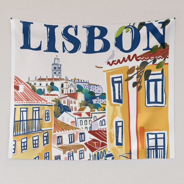 Item preview, Lisbon Print Lisbon Art  designed and sold by nomiraclehere.
