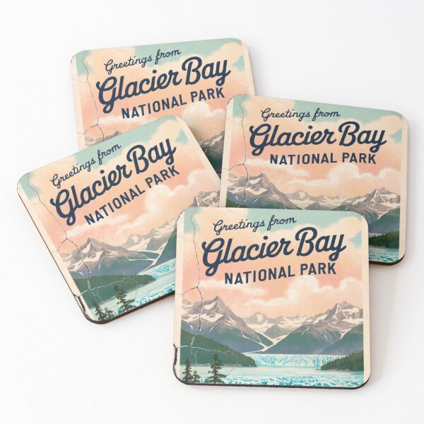 Item preview, Glacier Bay National Park Postcard Vintage Retro Travel Vintage designed and sold by TravelPostcardGems.