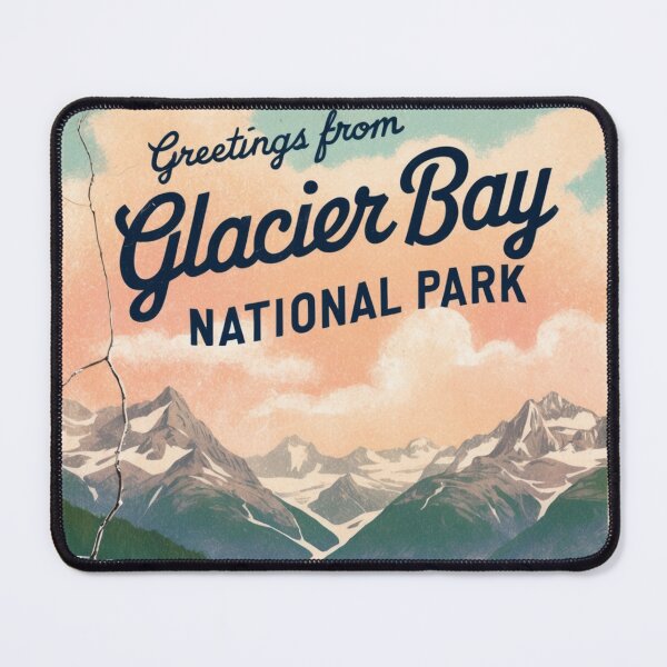 Item preview, Glacier Bay National Park Postcard Vintage Retro Travel Vintage designed and sold by TravelPostcardGems.