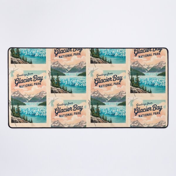 Item preview, Glacier Bay National Park Postcard Vintage Retro Travel Vintage designed and sold by TravelPostcardGems.