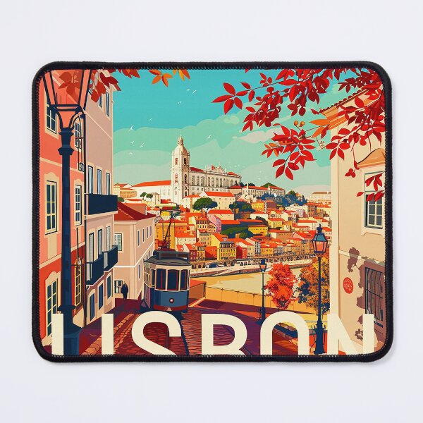 Item preview, Lisbon Print Lisbon Art  designed and sold by nomiraclehere.
