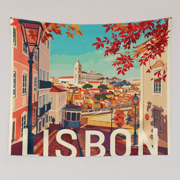 Item preview, Lisbon Print Lisbon Art  designed and sold by nomiraclehere.