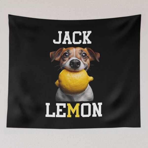 Item preview, Cute Dog Holding Lemon M Graphic Tee, Fun Pet Lover T-Shirt, Adorable Jack Russell Design, Unique Graphic T-Shirt, Casual Wear Top designed and sold by SOBASTREAM.