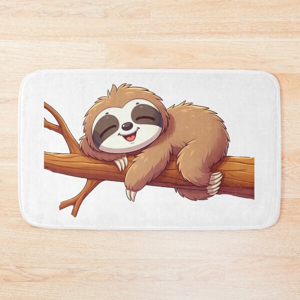 Item preview, Cute sleepy sloth designed and sold by istoriadesign.