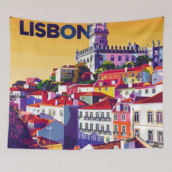 Item preview, Lisbon Print Lisbon Art  designed and sold by nomiraclehere.