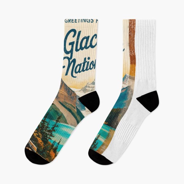 Item preview, Glacier National Park Postcard Vintage Retro Travel Vintage designed and sold by TravelPostcardGems.