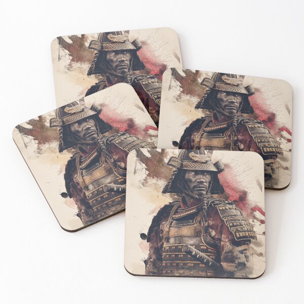 Item preview, Portret of Stoic Japan Samurai Warrior designed and sold by AIStudioProject.